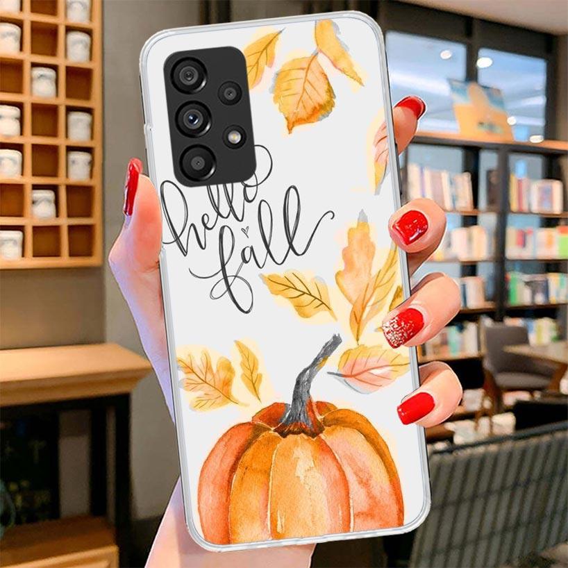 

Pumpkin Happy Fall Autumn Phone Case For Samsung Galaxy A17 A37 A57 A16 A26 A36 A56 A15 A25 A35 A55 A14 A24 A34 A54 A13 A23 A33 Samsung A03