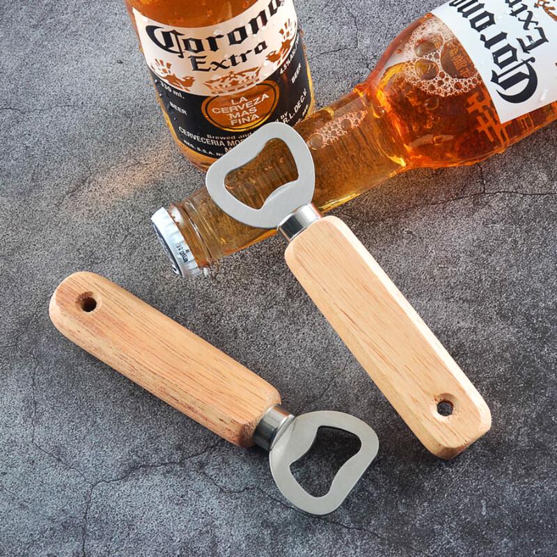 Wooden Handle Bottle Opener 3-Pack