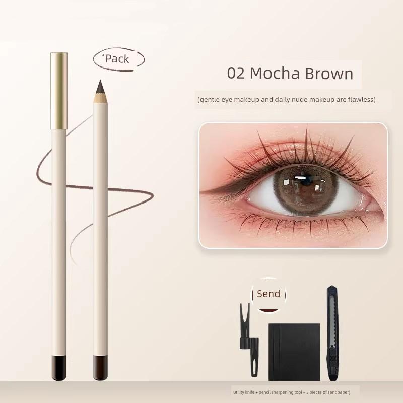 Pencil-Style Gel Eyeliner Pen for Makeup Artists, Ultra-Fine Eyeliner Pen for Beginners, Smooth, Waterproof, Sweat-Proof, and Non-Smudging
