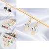 Contemporary Elegant Plated Geometric Mushroom Earrings For Women In Multiple Colors