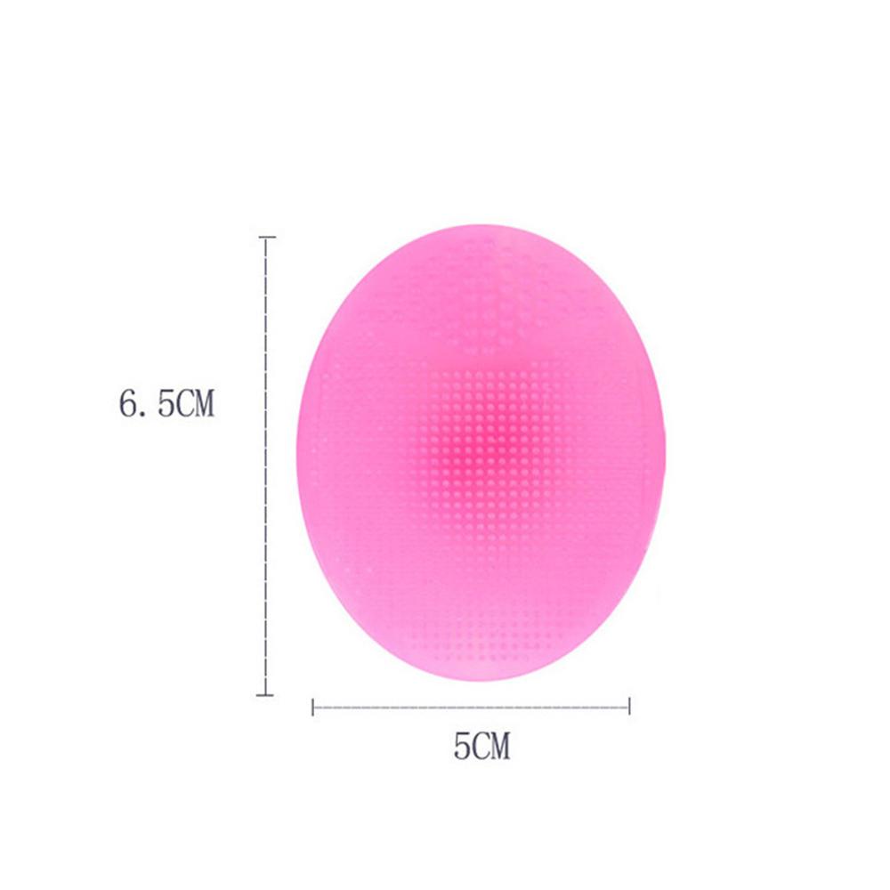 Babybadereinigungsbürste Peeling Massage Reinigungsbürste Baby Silikon Shampoobürste Zufällig