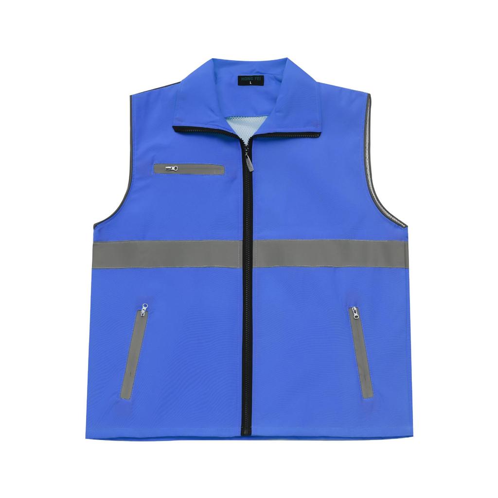 Custom Printed Reflective Volunteer Vest for Events and Construction Safety