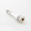 Nickel-Plated 6.35mm to 3.5mm Female Audio Adapter Plug, 3.5mm Female to 6.5mm Stereo Male Headphone Adapter