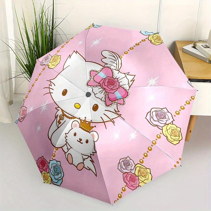 

1pc Hello Kitty Royal Celebration Umbrella with Plastic Handle,Suitable for All Seasons Home Travel Outdoor UmbrellaSanlio678