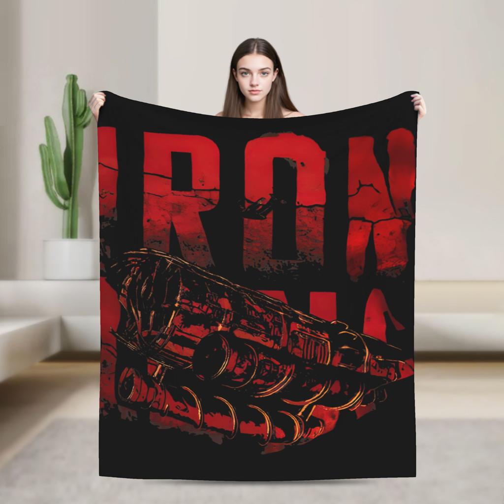 Iron Lung Horror Movie Knitted Blankets Velvet Lightweight Throw Blanket for Bedding Couch Bedroom Quilt