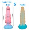 Silicone Soft Luminous Dildo Anal Toys for Women Men Masturbator Glowing Butt Plug Big Dildos with Suction Cup Adult Sex Toy