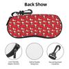 Peanuts Snoopy and Woodstock Red Doghouse Shell Eyeglasses Protector Cases Cute Sunglass Case  Glasses Pouch
