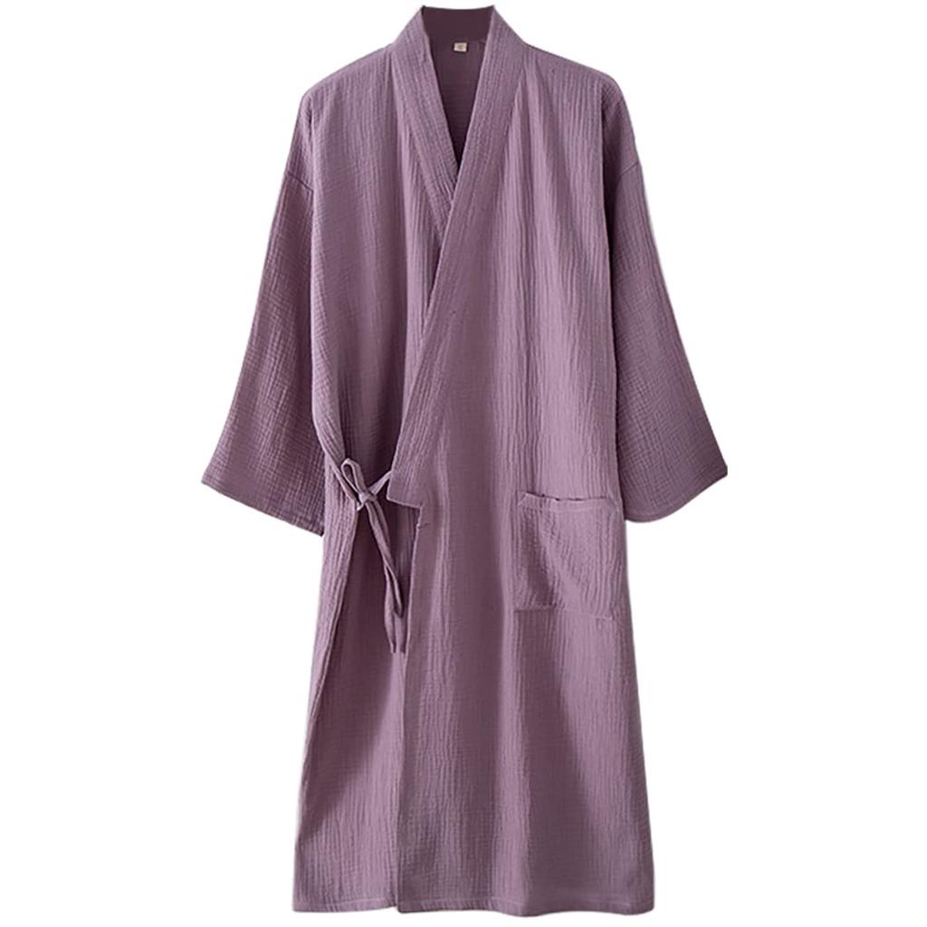 Pigiama RANGEL da Uomo e Lento Giapponese Dopo L ASHE da Donna, Stile, Yukata, Abbigliamento da Casa, Pigiami, Traspirante, Jinbei, Primavera, Estate, Autunno,