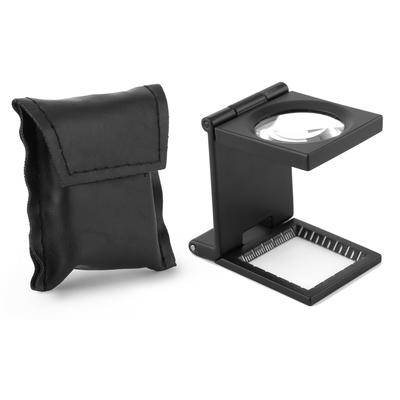 10x28mm składana lupa 10x ze stopu cynku, szkło powiększające ze skalą