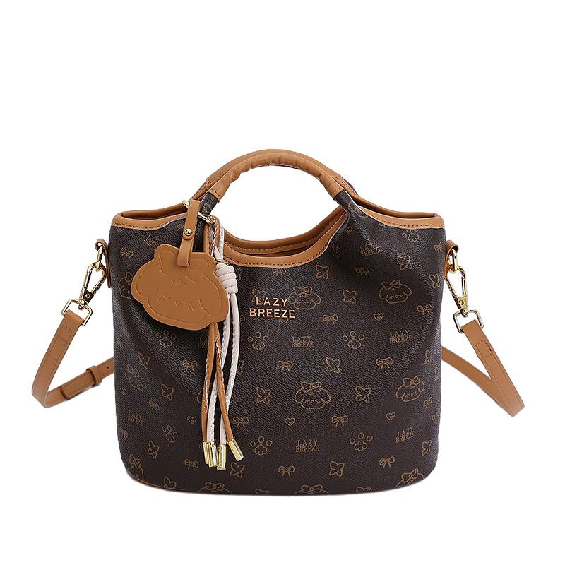 Advanced sense of foreign style small bag women's 2025 new summer versatile messenger bag exquisite super fire handbag bucket bag