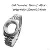 Watch Case Shell Band Versatile Direct Replaces for NH35 NH36 Movement 36MM No Clear Magnifier