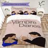 The Vampire Diaries Pattern Bedding,Quilt Set Quilt Cover Pillowcase Home Birthday Gift (1*duvet cover+2*pillowcase,without core)SSJT0917515