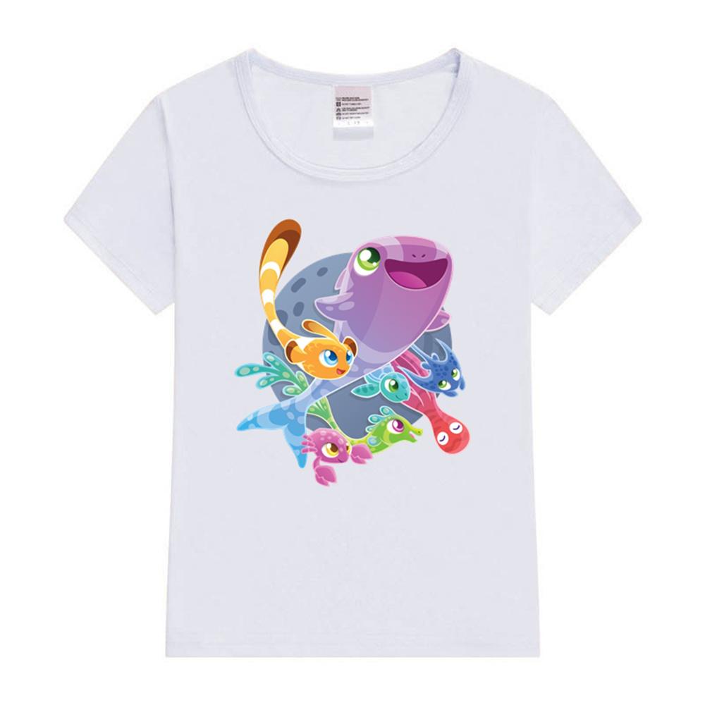 Super Starfish Adventure Kids T-Shirt Kawaii Fish T Shirt Kids New Summer Cute Fashion Children T-shirt Thin Girls Tshirt Tops