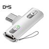 Adaptér pro sluchátka typu C PD 100W audio aux splitter pro Xiaomi 10Gbps přenos dat čip mikrofon podpora rychlého nabíjení USB adaptér pro Samsung