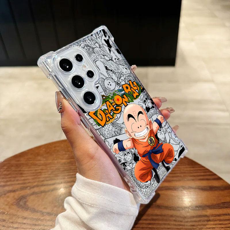 

Anime Dragons Balls Goku Krillin Cute Phone Case For Samsung Galaxy S25 FE S26 S24 S23 S22 S21 S20 Ultra S26 Plus S25FE 5G Cover Galaxy S20 Ultra