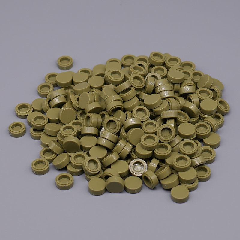 Handmade 10g Multicolor Round Building Blocks for DIY Projects with Meat-Filled Granules