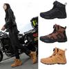 Unisex Neun-Strang Wolf Klapperschlange Motorrad Reitstiefel - Sturzsicher, Rutschfest