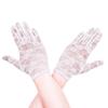 Elegant Bride Lace Gloves Thin Hollow-Out Mittens Fashion UV Protection Gloves  For Women Female