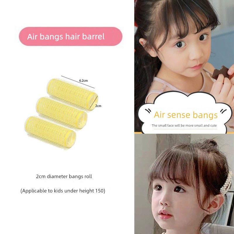 

Детская челка для дома, стрижка детских волос Yellow 2cm Bangs Roll