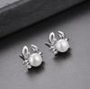 Pearl Crab Stud Earrings - European & American Fashion Jewelry