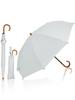 KIZAWA Folding Silky Gloss Reverse Long Light Full Heat Heat Parasol, Two-Tier, Fabric, Fold, Umbrella, 100% Blocking, Foldable, Blackout,