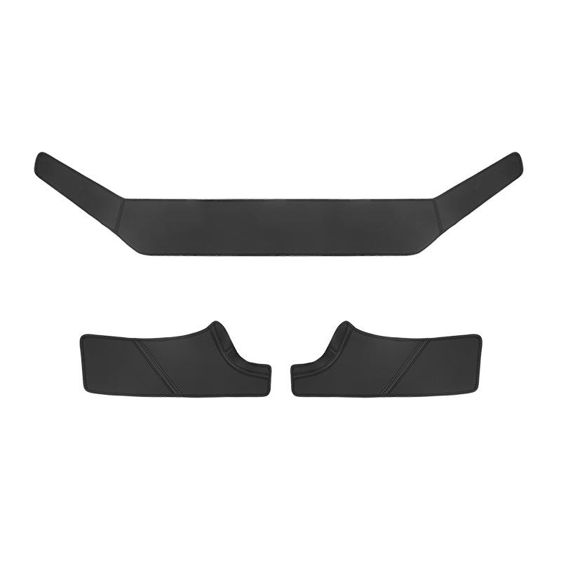 Car Door Sill Protector Set For Model Y Microfiber Leather Anti Scratch Kick Pad Threshold Protection Guard Strip Interior