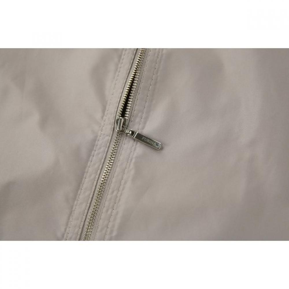 FURINA Chest Windbreaker Long Coat