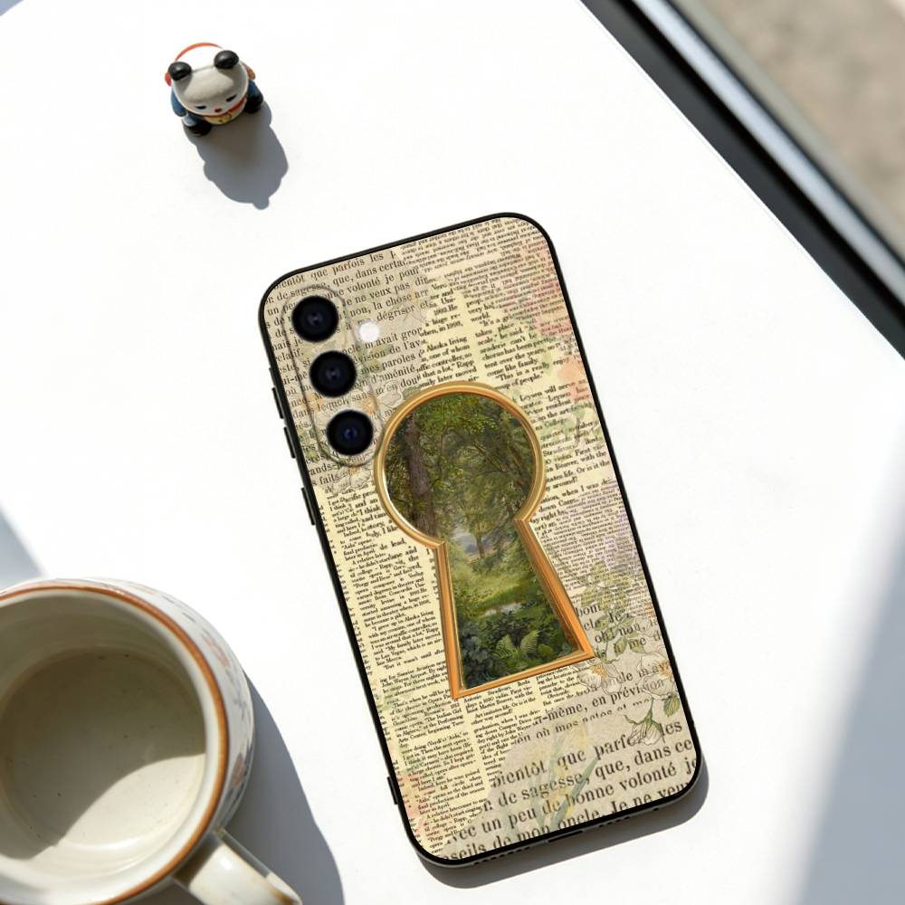 

Forest Collage Phone Case For Samsung Galaxy A73,A72,A71,A70,A53,A52,A51,Soft Silicone Black Cover Samsung a22 5g