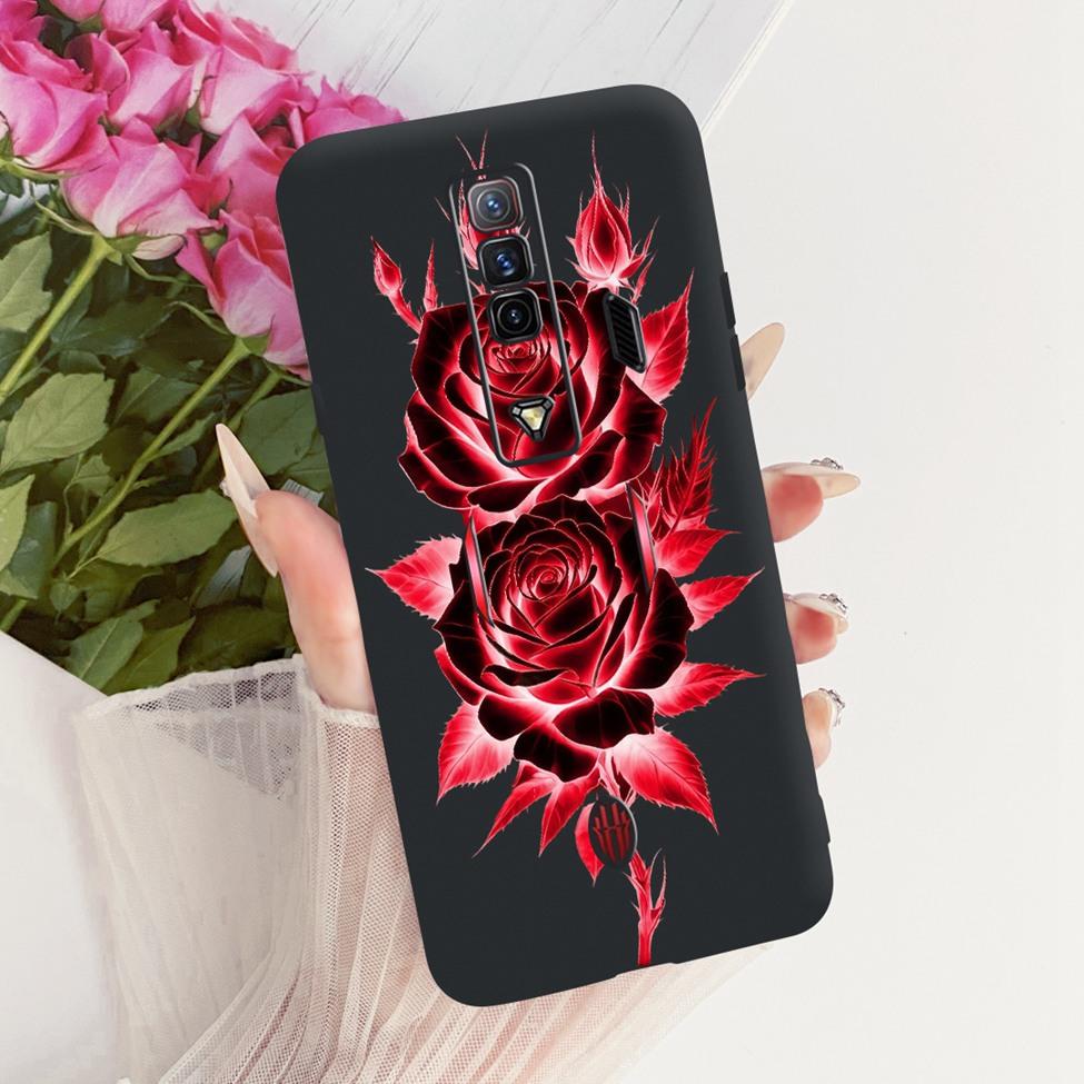 Coque de téléphone pour ZTE nubia RedMagic 7 Housse Silicone Chat Mignon Mode Peinte Drôle Funda Pour Red Magic 7 NX679J Coquille
