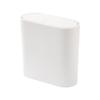 CHAHUA Press-Type Large White Plastic Trash Can with Lid