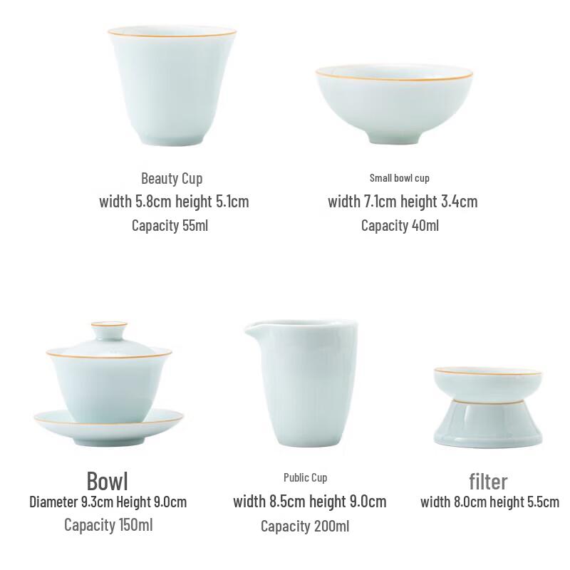 Ceramic Tea Set Gift Box