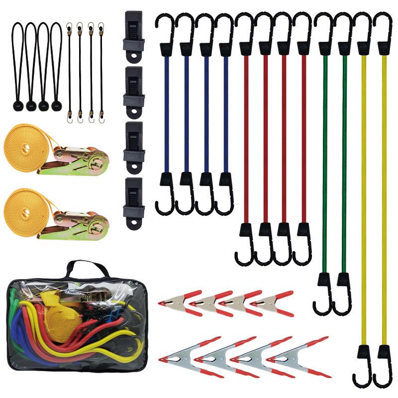 Electric Bike Bungee Tie-Down Strap: Multi-use Rubber Cord for Bicycle Luggage and Rack Securement