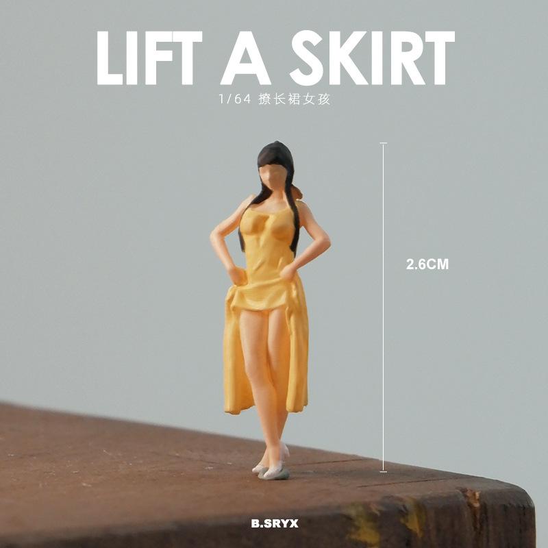 1/64 Miniature Human Figure Model, Miniature Toy, Mini Figurine, Scene Decoration Props, Diorama Matching Figures
