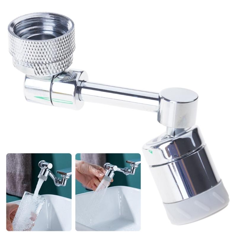 Universals Splash Filter Faucet 1080° Rotating Faucet Aerator Swivels Faucet Extender Aerator Faucets Bubblers Enduring