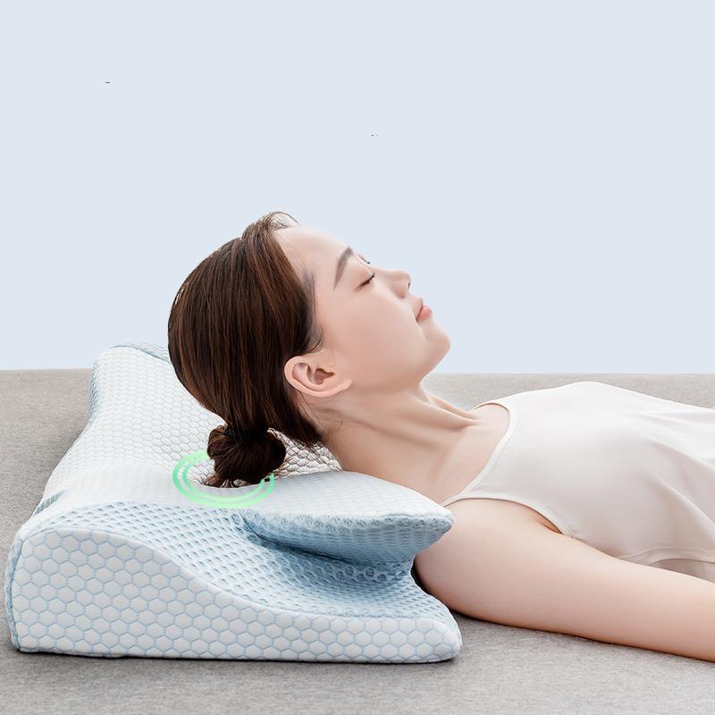 Cervical Pillow Neck Protection Pillow Adult Sleep Aid And Health Care Pillow Core Dual-use Bidirectional Slow Rebound Memory Cotton Pillow