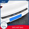 Car Sticker 2025 Hot For Ford Rear Trunk Guard Plate Sticker Car Rear Bumper Sticker Strip Carbon Fiber Film For Ford Ranger Foc