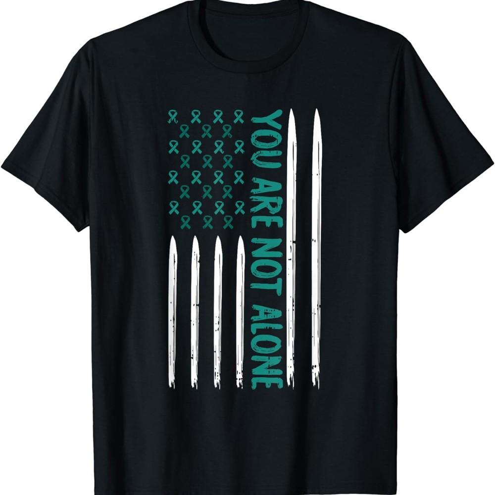 2025/You Are Not Alone Sexual Assault Awareness Survivor Unisex T-Shirt Unisex T-Shirt L