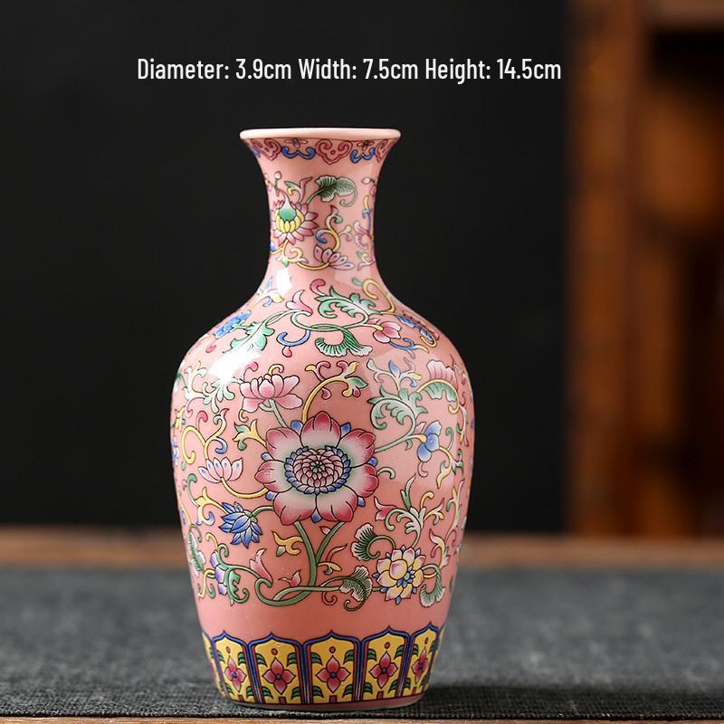 Antique Blue and White Chinese Porcelain Vase - European & American Handicraft for Flower Arrangements