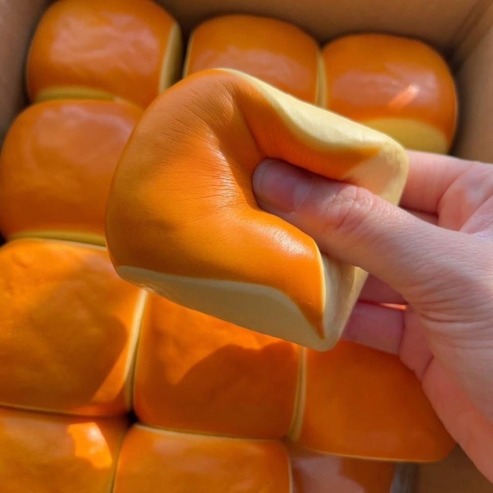 Soft Hawaiian Bread Squeeze Toy Squishy Calming Squishes Fidget Toys Pinch Le Stress Relief Slow Rebound Toy Home Decoration