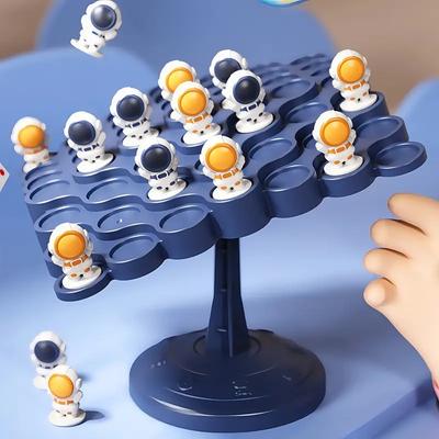 2D Astronaut Balance Tree Board Game - Interactive Strategy Game For 2 Players, EnhancesReaction & Critical Thinking Skills, Lde