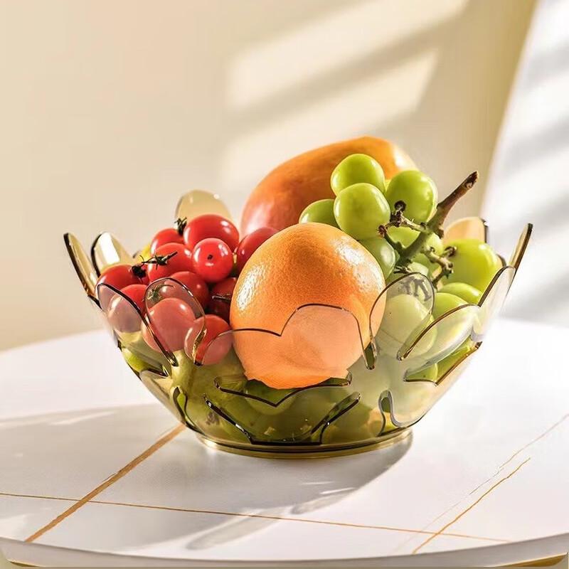 Transparent Petal Plastic Fruit Plate