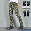 VOLERO+blugi pentru motocicletă bărbați+pantaloni casual Camo Pantaloni de călărie cu elastic anti-cădere pentru motociclete off-road