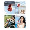 Quiet Operation Stroller Fan Clip On Umbrella Hanging Waist Fan Mini Mini Cooling Fan  Summer