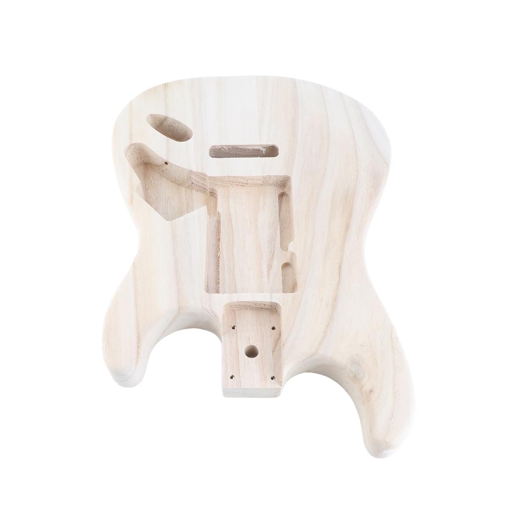 Guitar Barrel Body Maple Polished Unfinished Electric Guitar Barrel for ST Electric Guitar Accessories