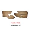 Microfiber Leather Car Door Handle Armrest Panel Cover For VW Golf 5 V MK5 Jetta 2006-2011 Only 4 Doors Car Interior Accessories