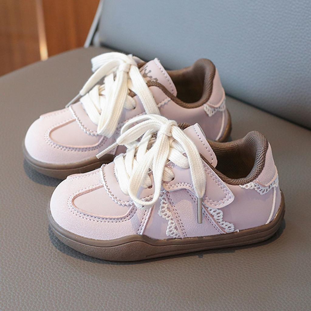 Girls' Board Shoes 2025 Spring and Autumn New Korean Version of Soft-soled Girls' Casual Board Shoes Lightweight and Wear-resistant Children's Shoes