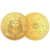 Ancient Egyptian Commemorative Coins Metal Museum Cultural and Creative, Commemorative Medals Collection Pyramid Pharaoh Relief Coins