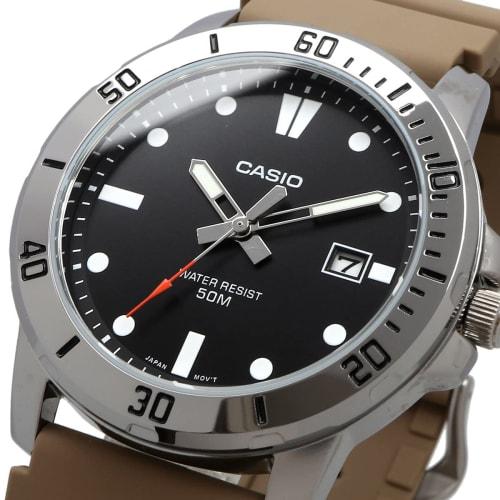 Casio CASIO Standard Analog Quartz Men's Watch MTP-VD01-5EV Military Khaki Beige Overseas Model