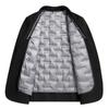 Cappotto in Lana e Nylon Double-sided da Uomo con Imbottitura in Piuma Rimovibile Collo a Revers Giacca Sottile in Lana da Uomo