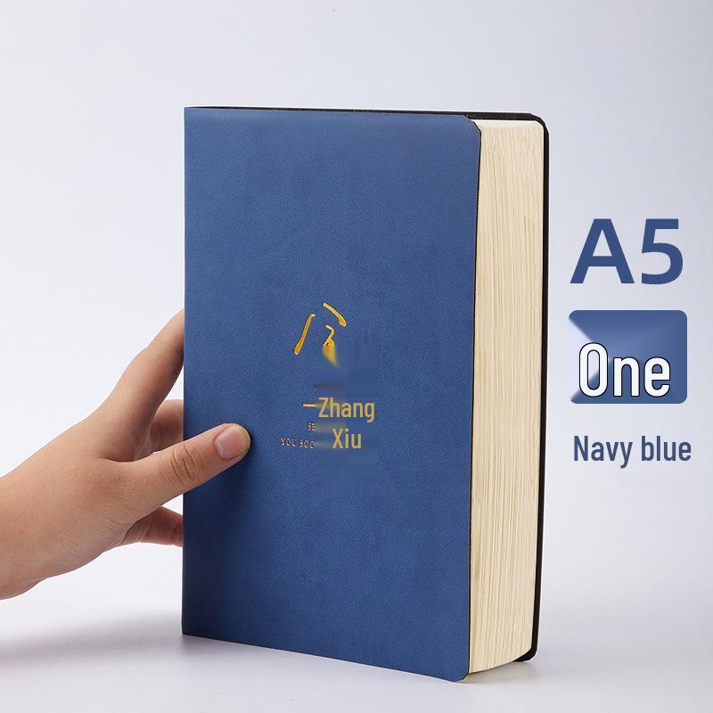 Premium Soft Leather A5 Notebook - Thick Artistic Diary for College Students